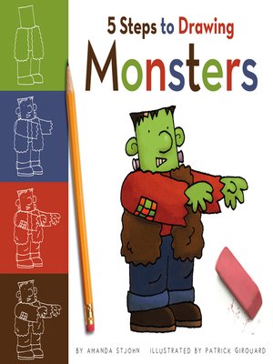 cover image of 5 Steps to Drawing Monsters